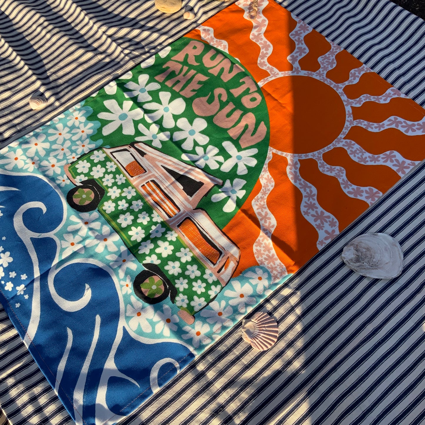 Run To The Sun Tea Towel