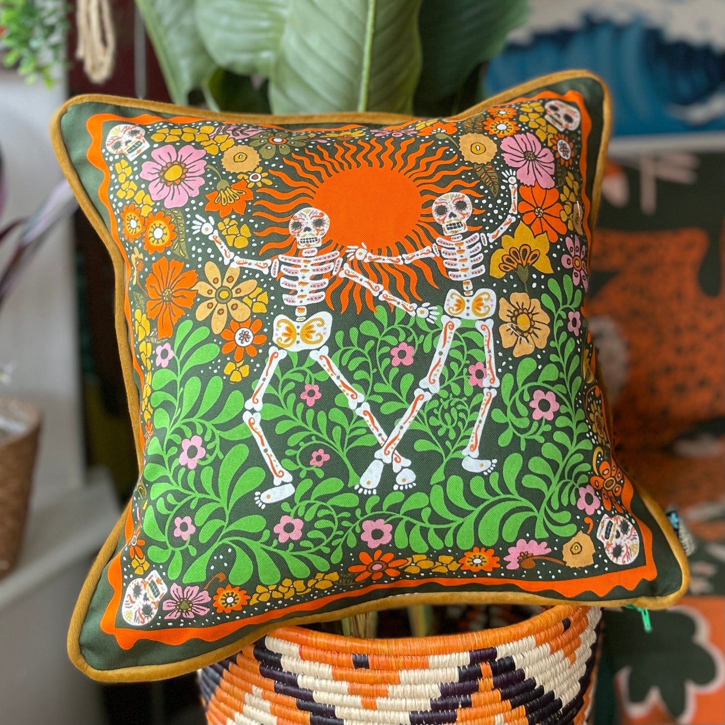Bone Shakers Cushion Cover
