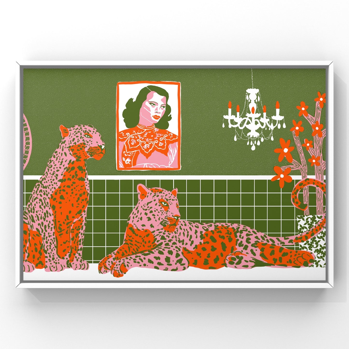 Leopards Chillin’ Print