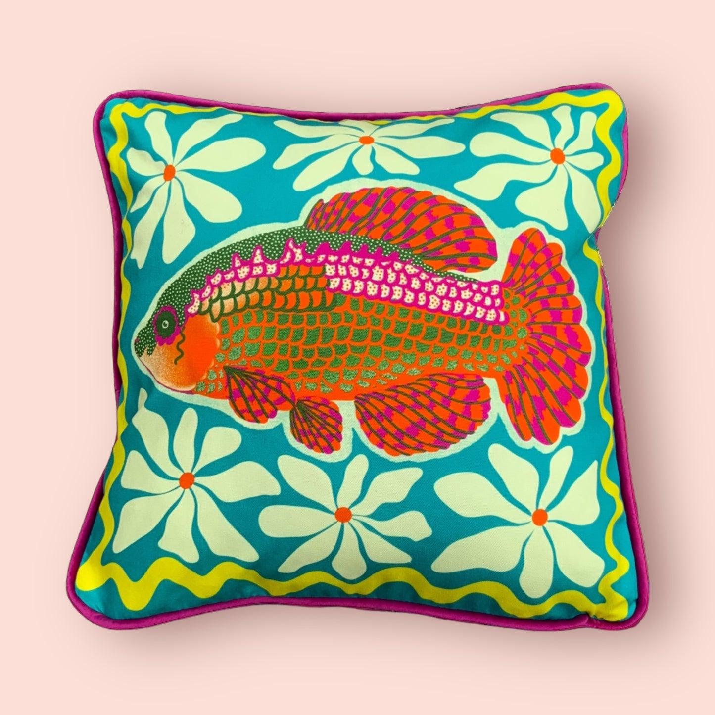 Fish Cushion Cover