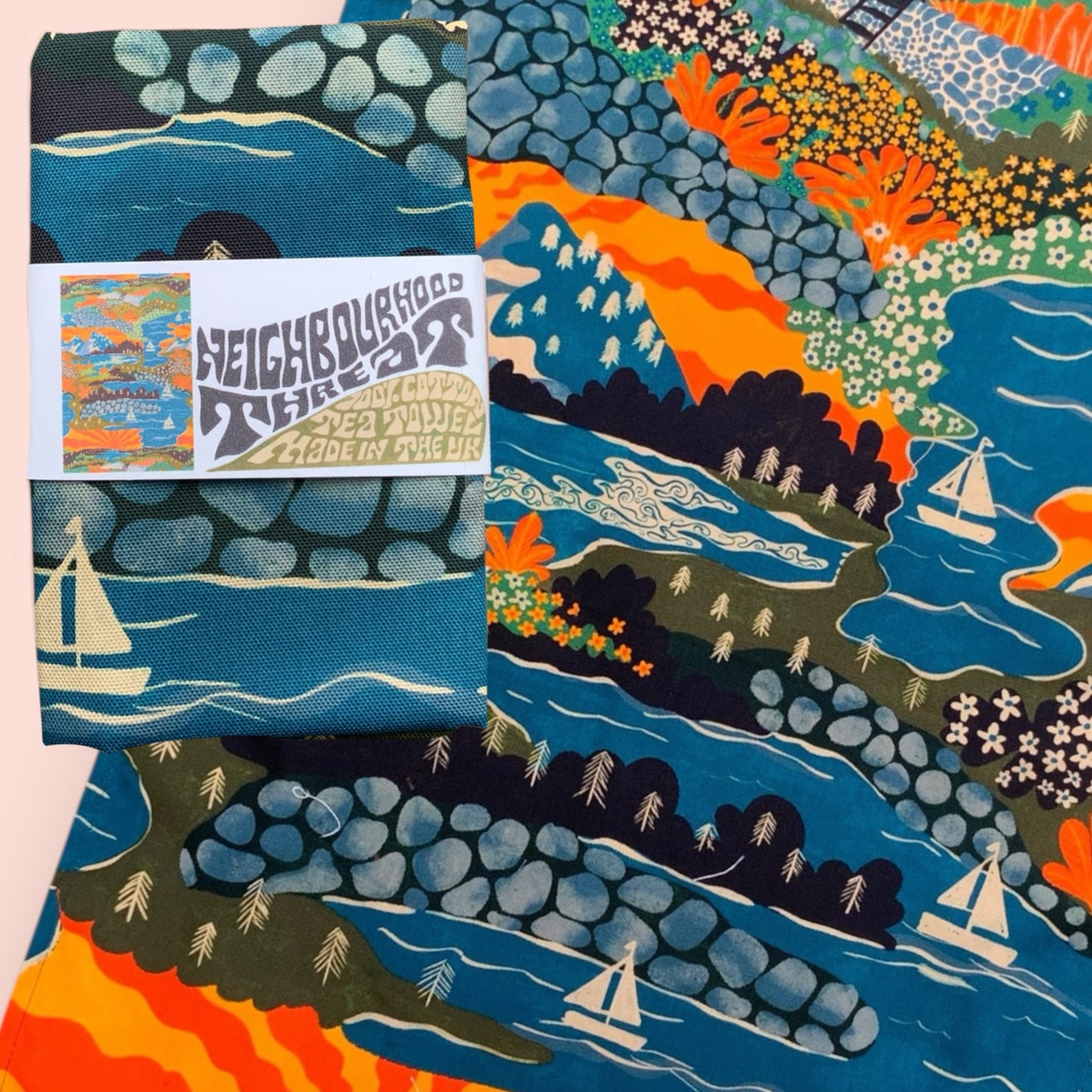 Lake Windermere Tea Towel