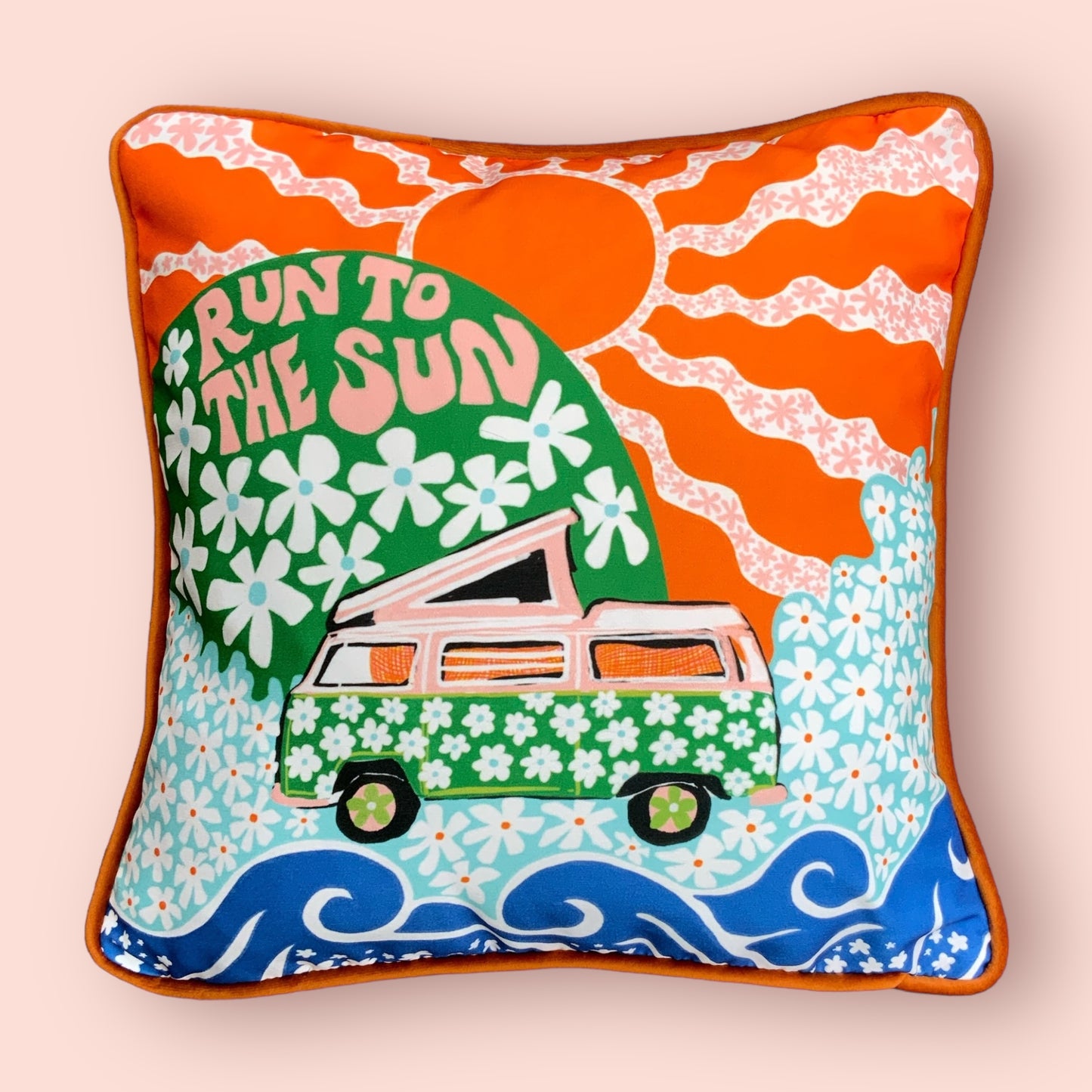 Run To The Sun Cushion Cover