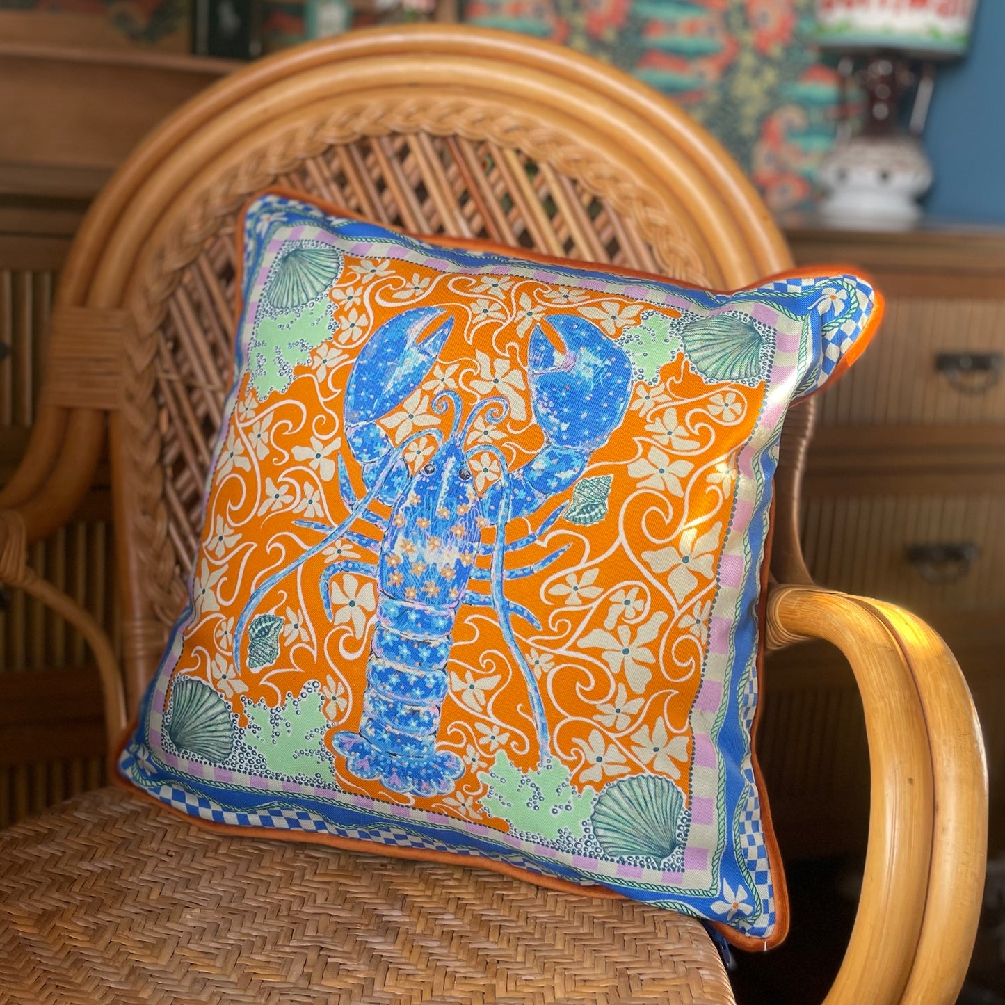 Lobster Cushion Cover