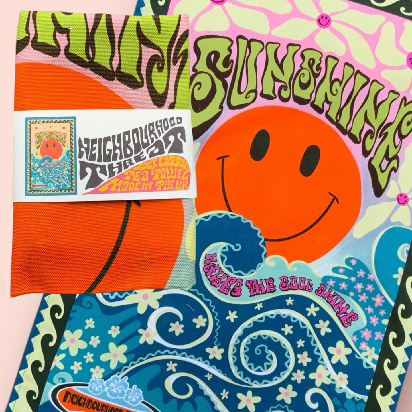 Sunshine Makes the Soul Shine Tea Towel
