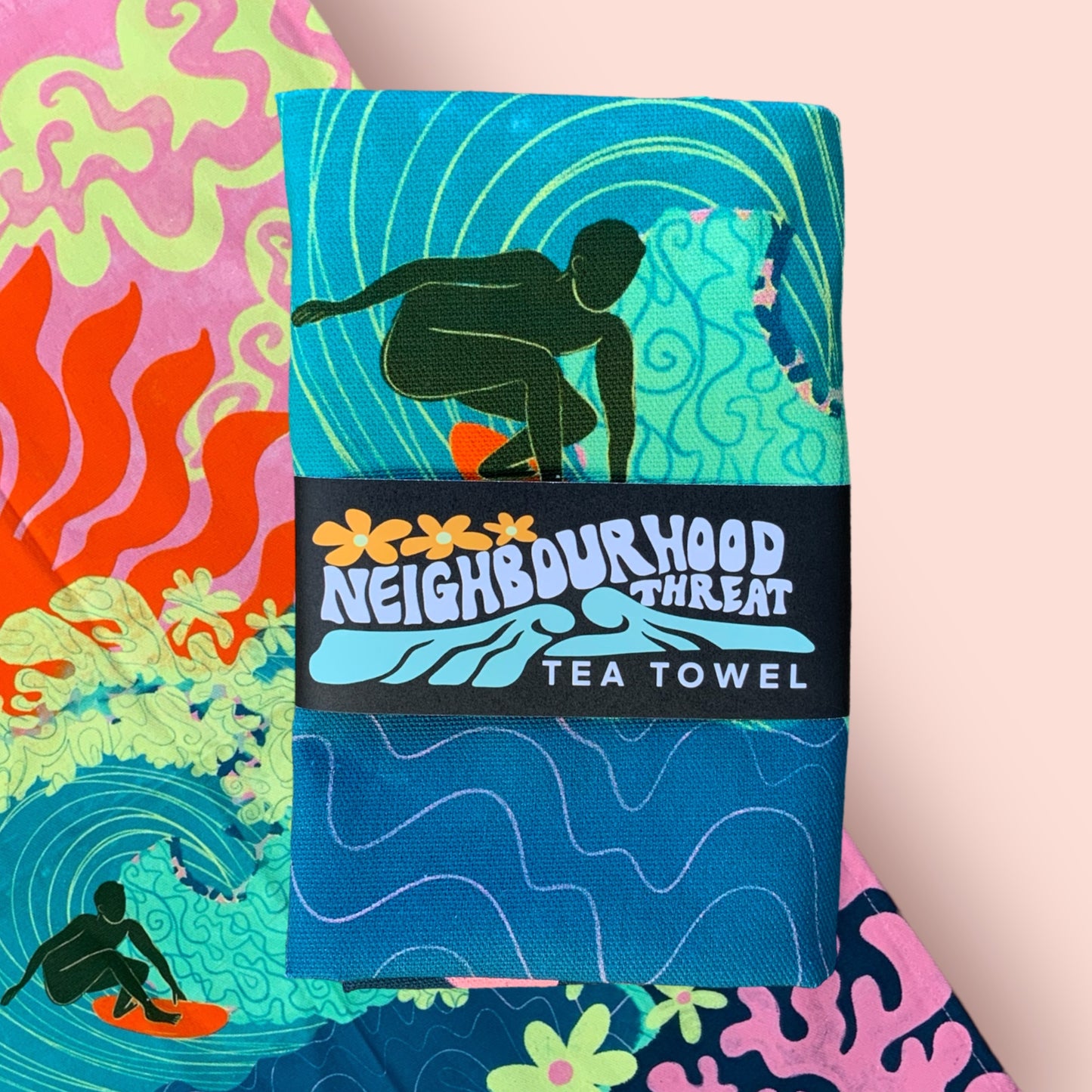 The Longest Wave Tea Towel