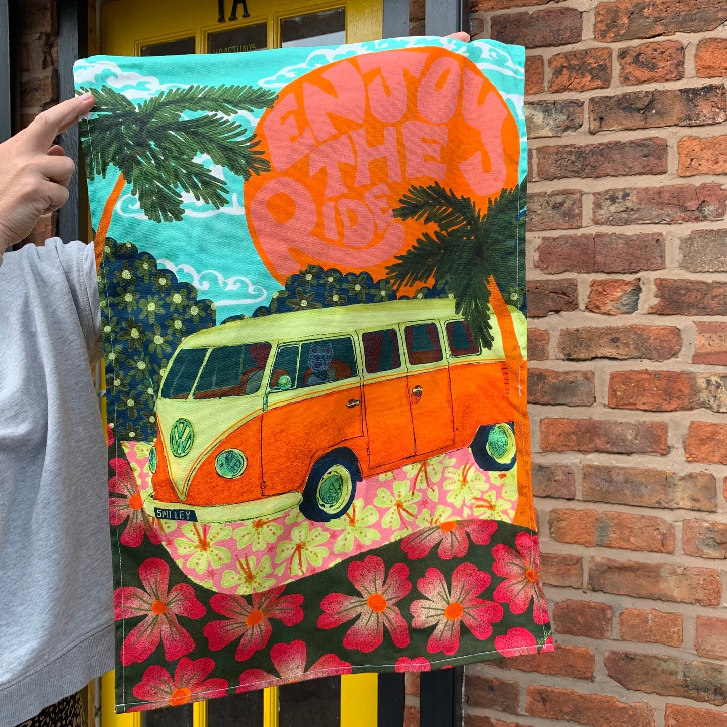 'Enjoy the Ride' Tea Towel