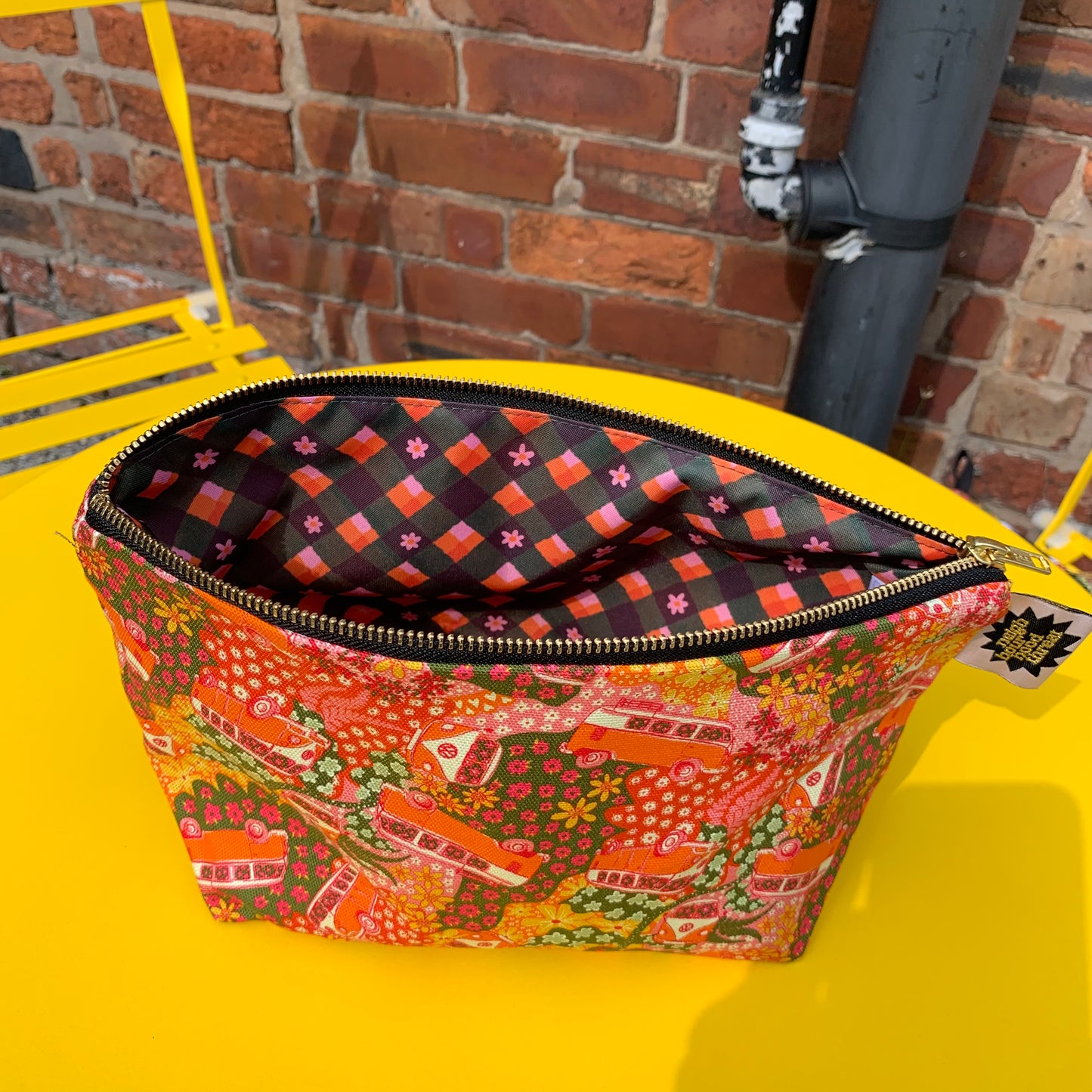 Retro Campervan Zip Bag