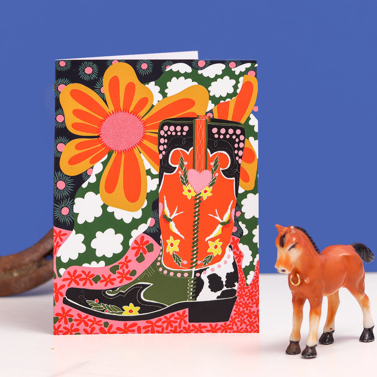 Cowboy Boot Greeting Card