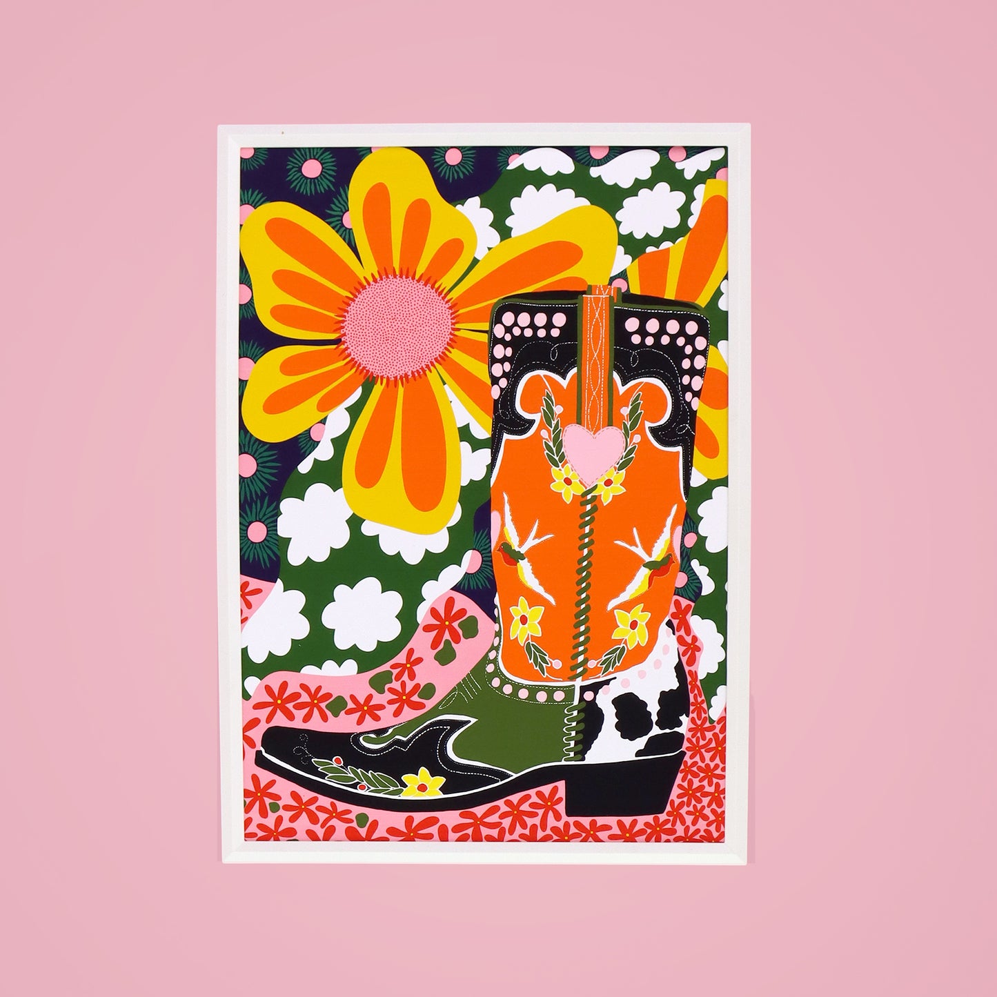 Cowboy Boot Print
