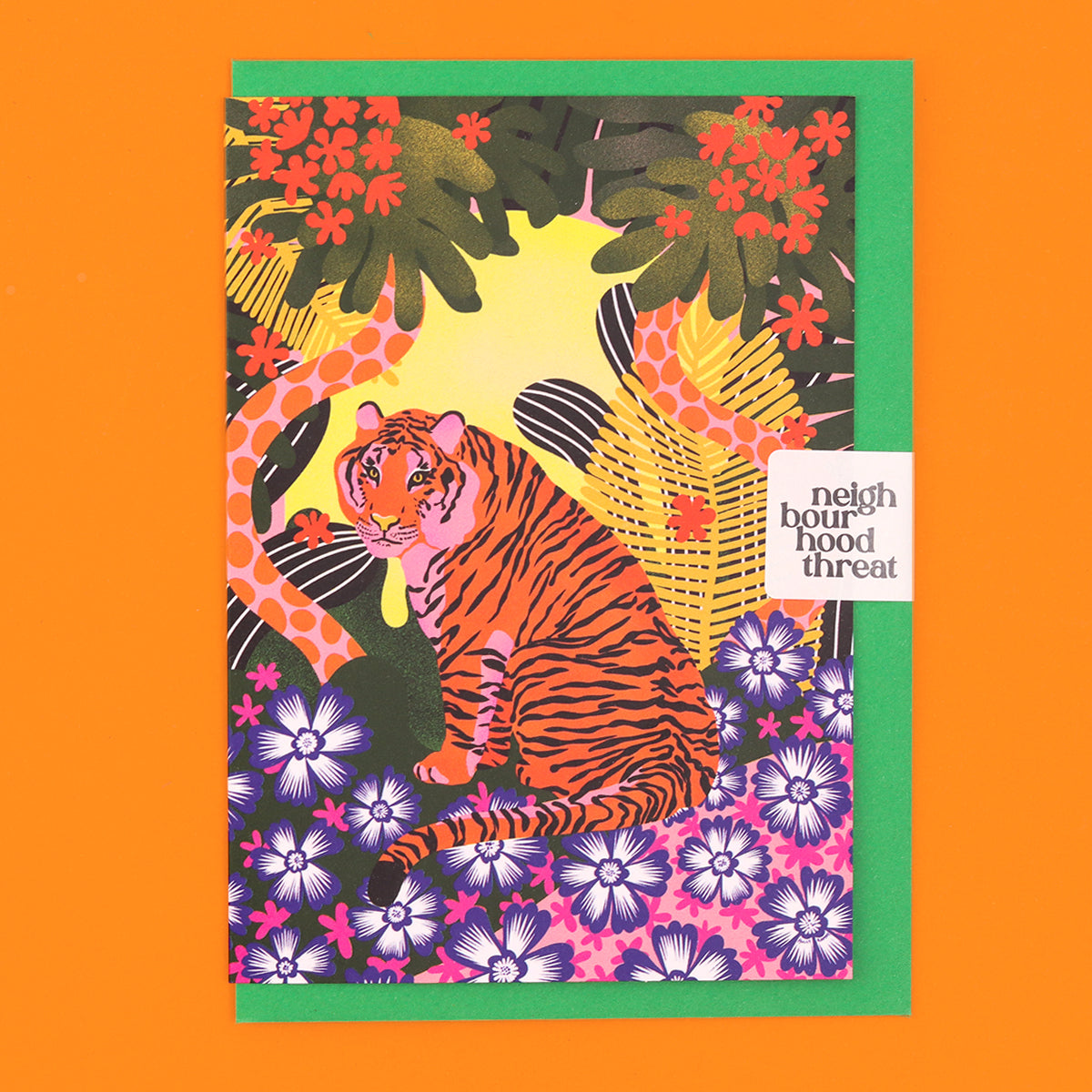 Tiger Greeting Card