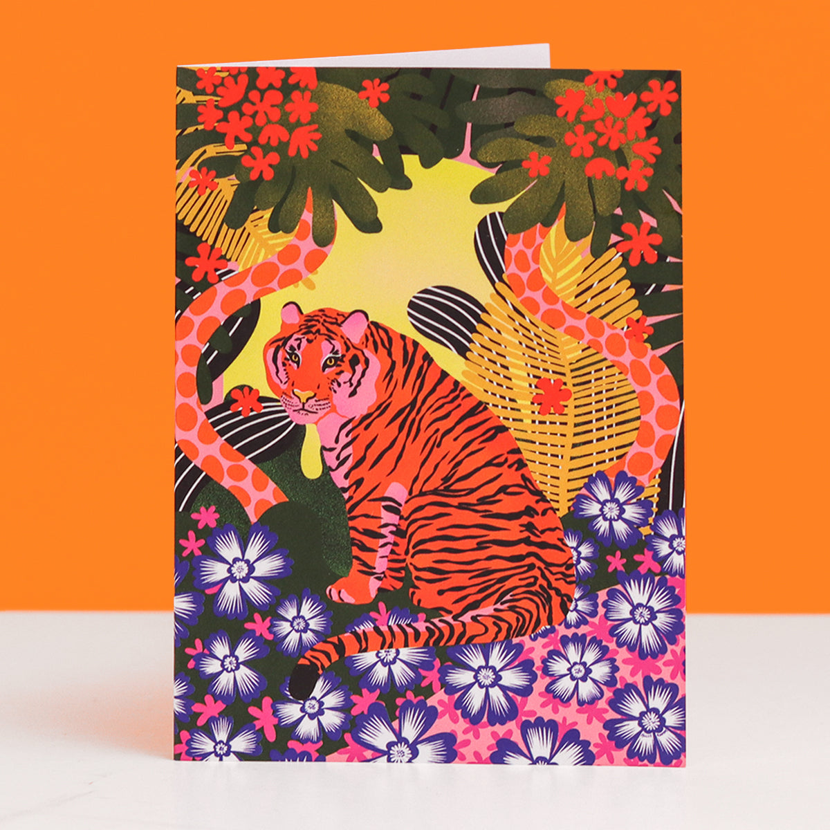 Tiger Greeting Card
