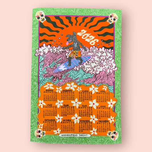 2026 Calendar Tea Towel