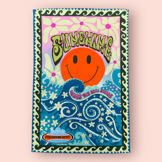 Sunshine Makes the Soul Shine Tea Towel