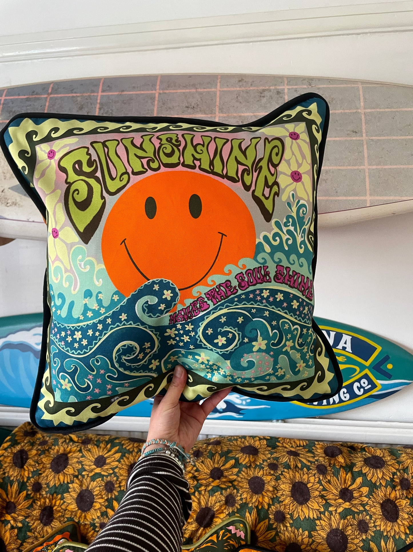 Sunshine Makes your Soul Shine Cushion Cover