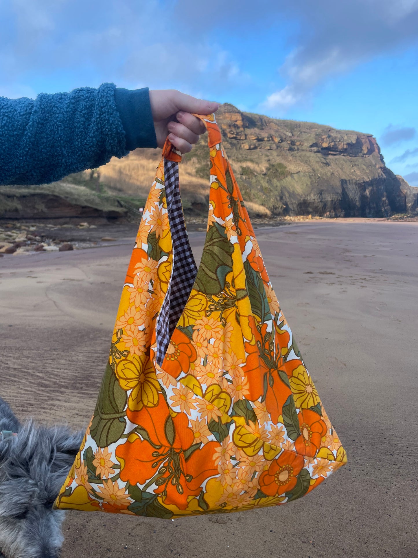 Handmade Hanky Tote Bag