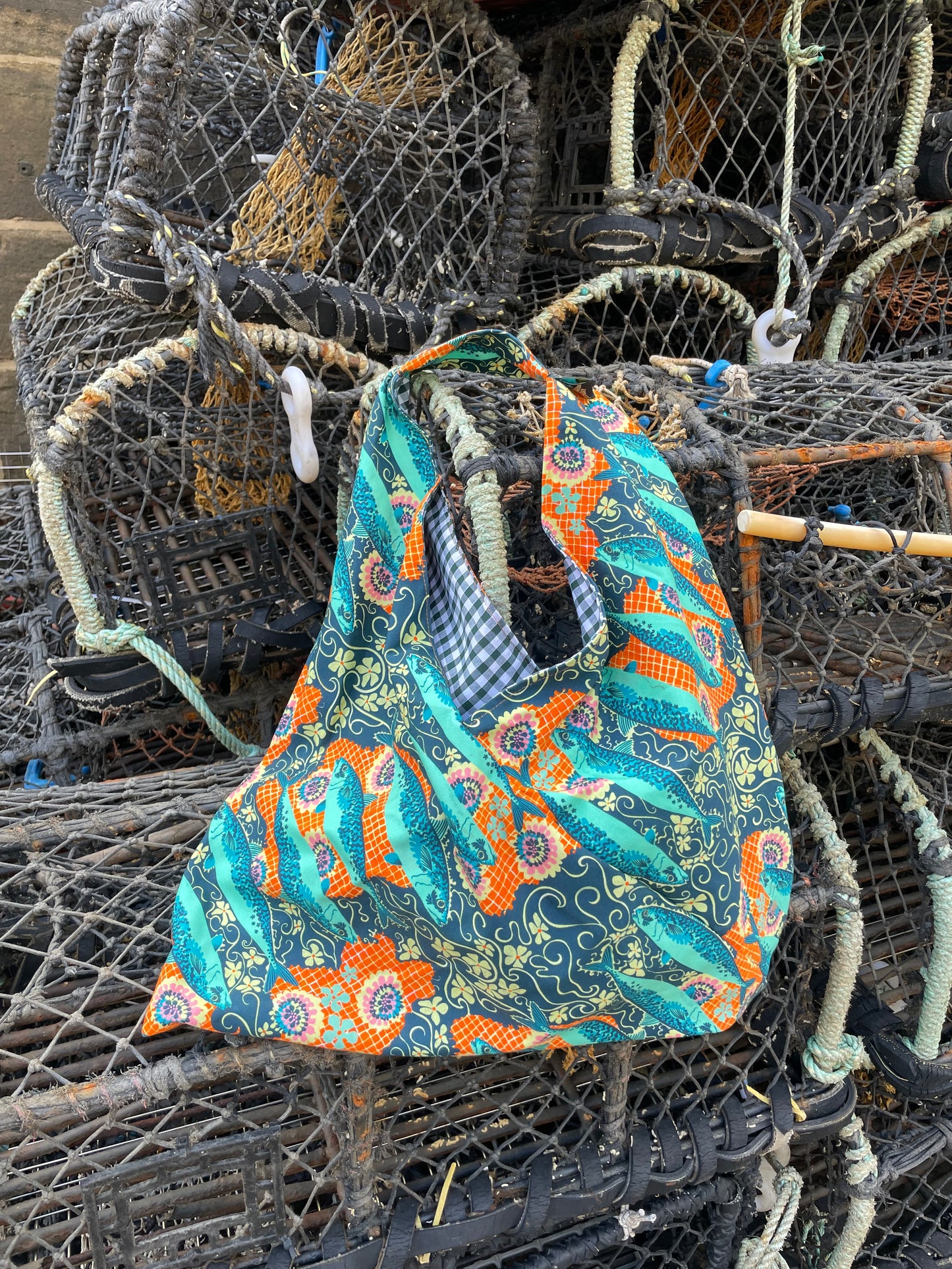 Handmade Hanky Tote Bag