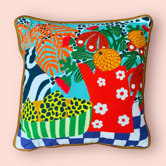 Flower Market Cushion