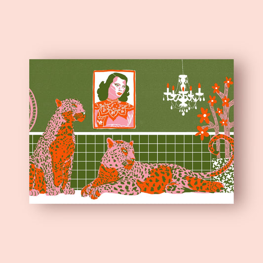 Leopards Chillin’ Print