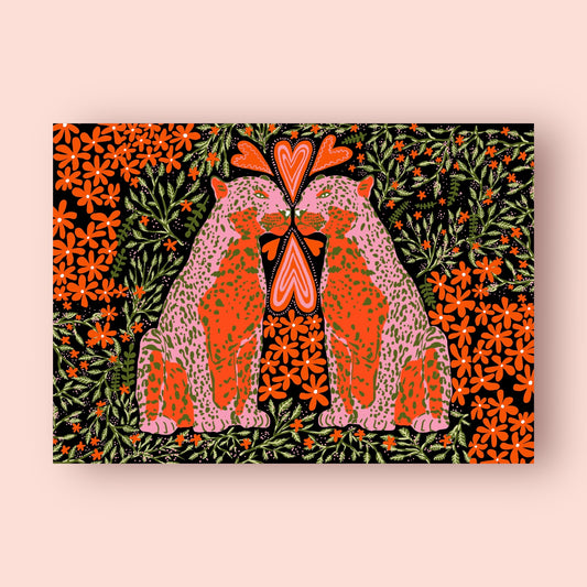 Love Leopards Print