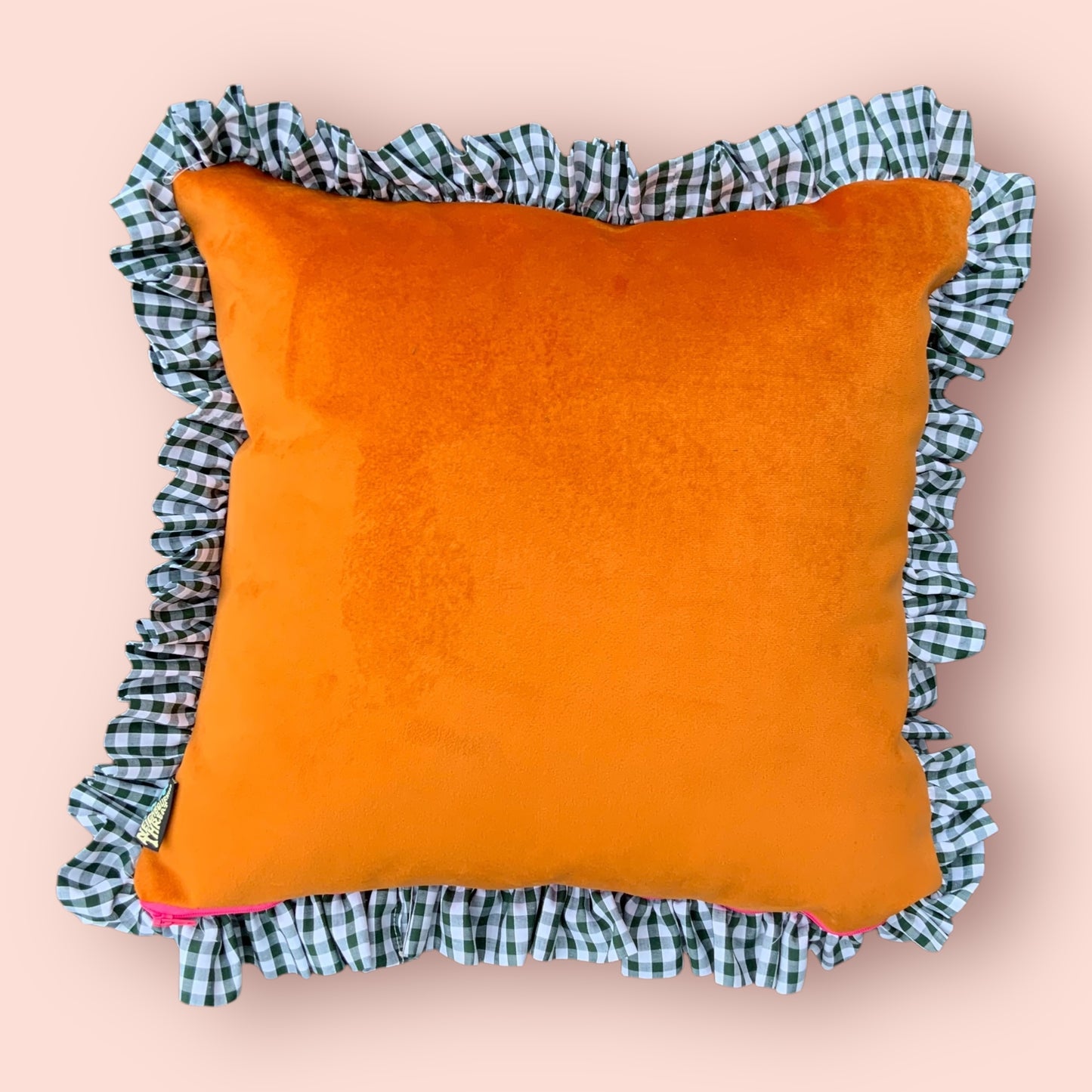 Sea Bass Ruffle Cushion