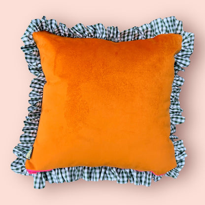 Sea Bass Ruffle Cushion