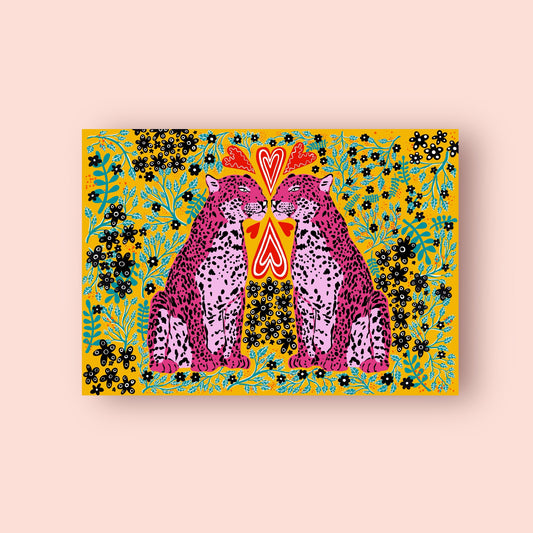 Pink Panthers Art Print
