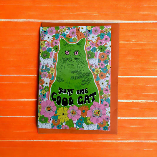 ‘You’re One Cool Cat’ Greeting Card