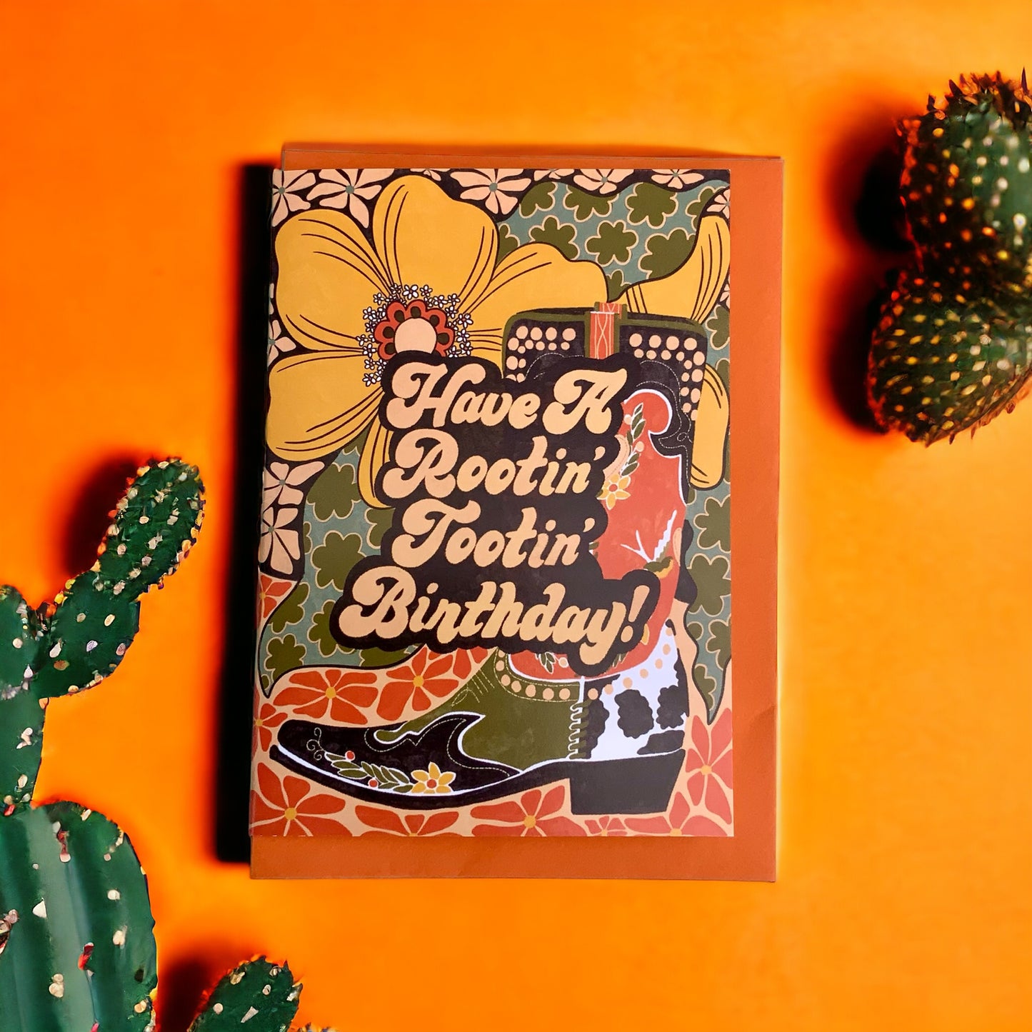 ‘Have A Rootin Tootin Birthday’ Greeting Card