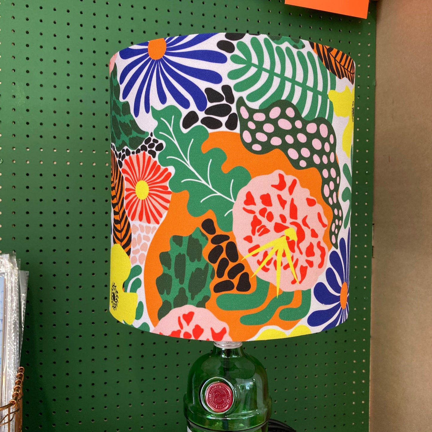 Groovy Gardens floral lampshade