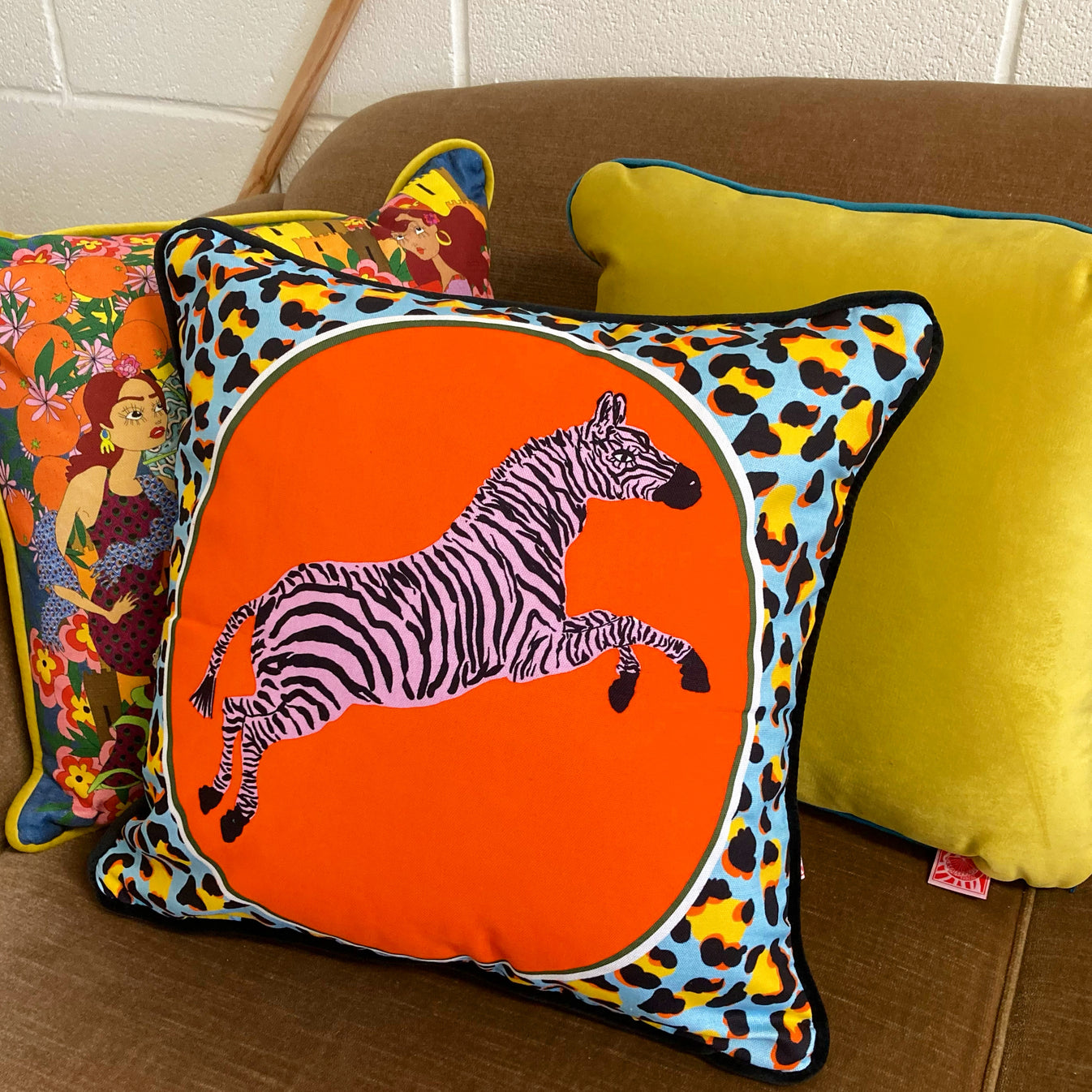Zebra Cushion The Neighbourhood Threat